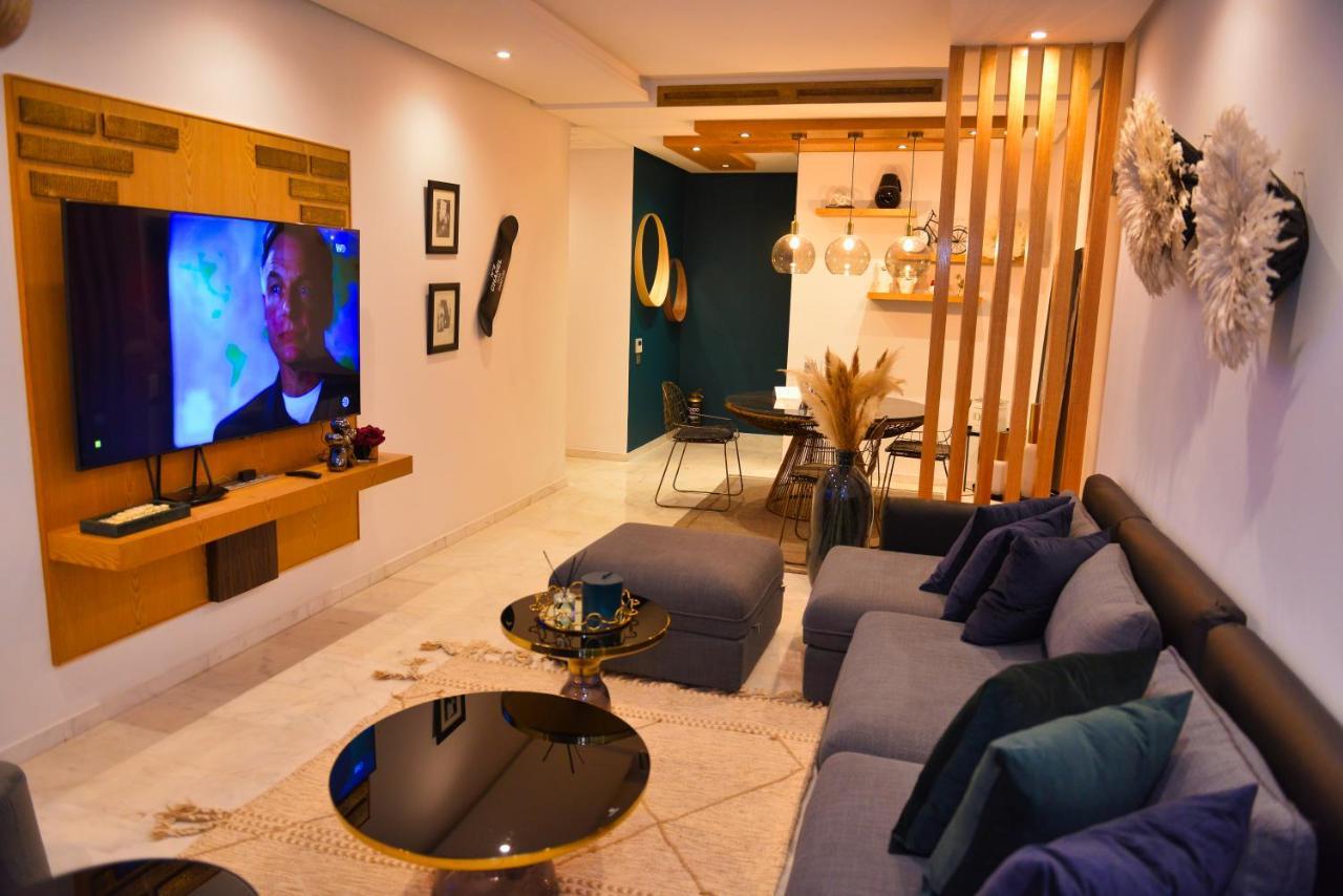Appartement De Prestige Climatise A L'Hivernage 400M De La Gare Marrakesh Bagian luar foto