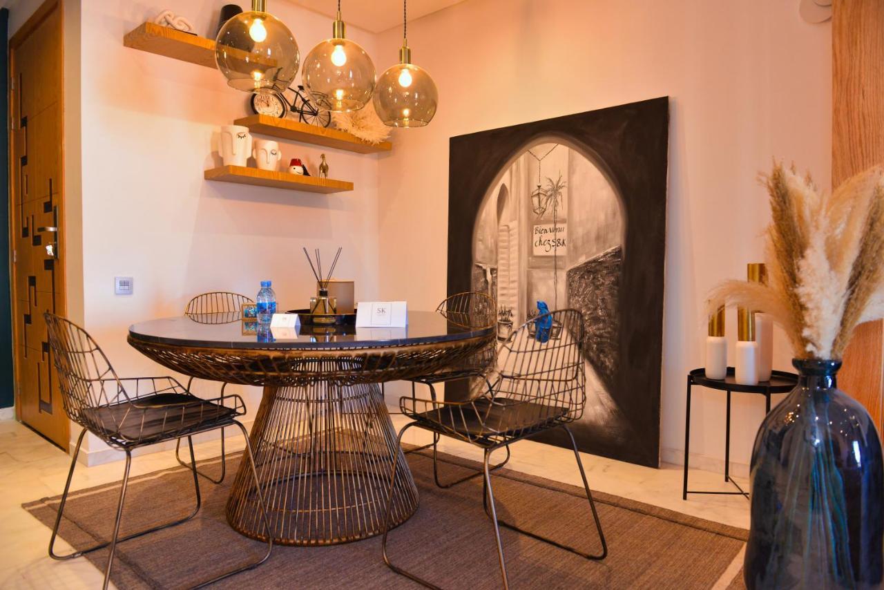 Appartement De Prestige Climatise A L'Hivernage 400M De La Gare Marrakesh Bagian luar foto