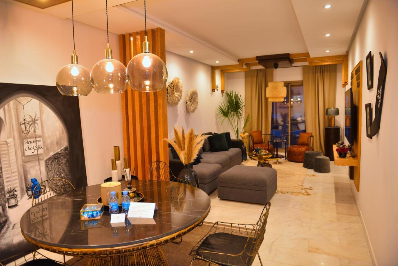 Appartement De Prestige Climatise A L'Hivernage 400M De La Gare Marrakesh Bagian luar foto