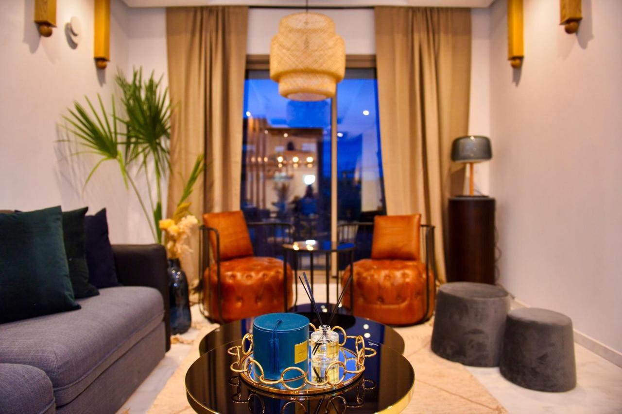 Appartement De Prestige Climatise A L'Hivernage 400M De La Gare Marrakesh Bagian luar foto