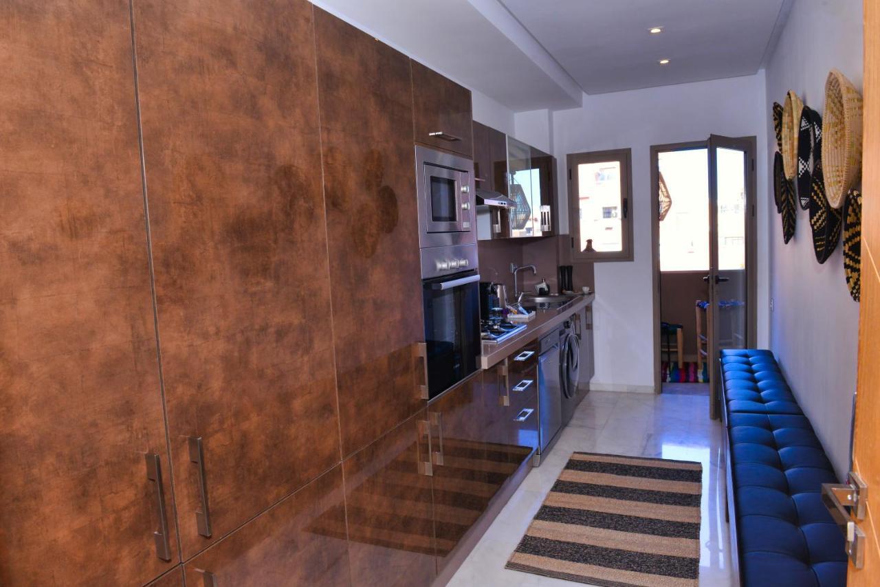 Appartement De Prestige Climatise A L'Hivernage 400M De La Gare Marrakesh Bagian luar foto